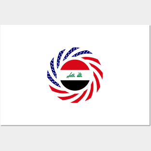 Iraqi American Multinational Patriot Flag Posters and Art